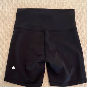 lululemon athletica Women's Classic Black Bike Shorts